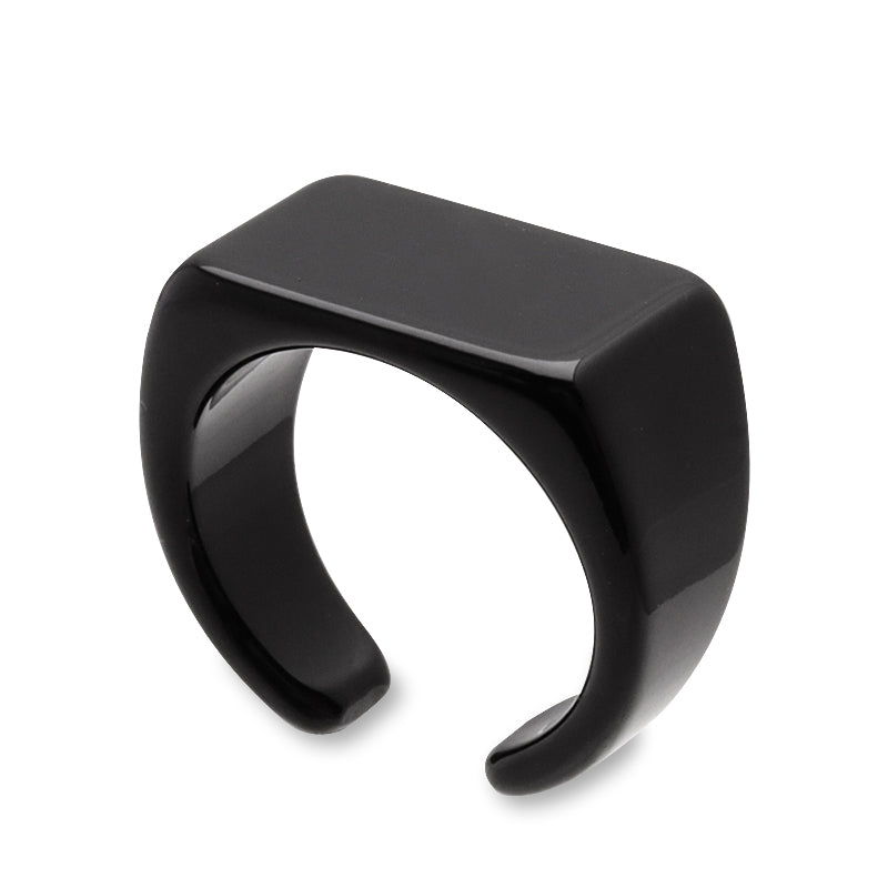 Ring base resin for pasting, black