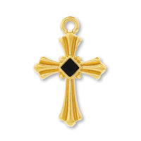 ギリシャチャーム クロスNo.4 ブラック/G