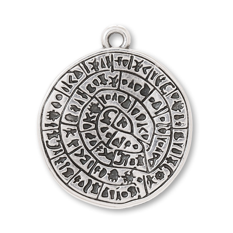 ギリシャチャーム ファイストスの円盤 銀古美