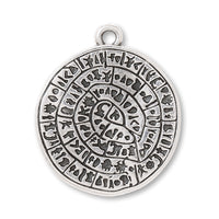 ギリシャチャーム ファイストスの円盤 銀古美