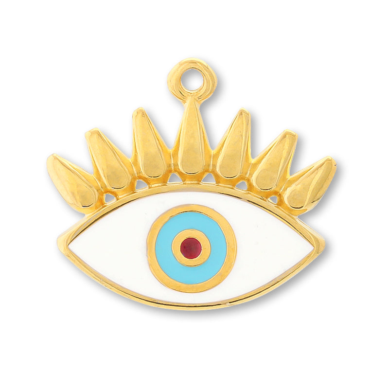 ギリシャチャーム アイラッシュマティ ターコイズ/G