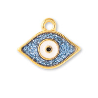 ギリシャチャーム グリッタ-マティ No.2 グリッターブルー/G