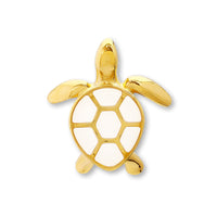 ギリシャチャーム タートル ホワイト/G