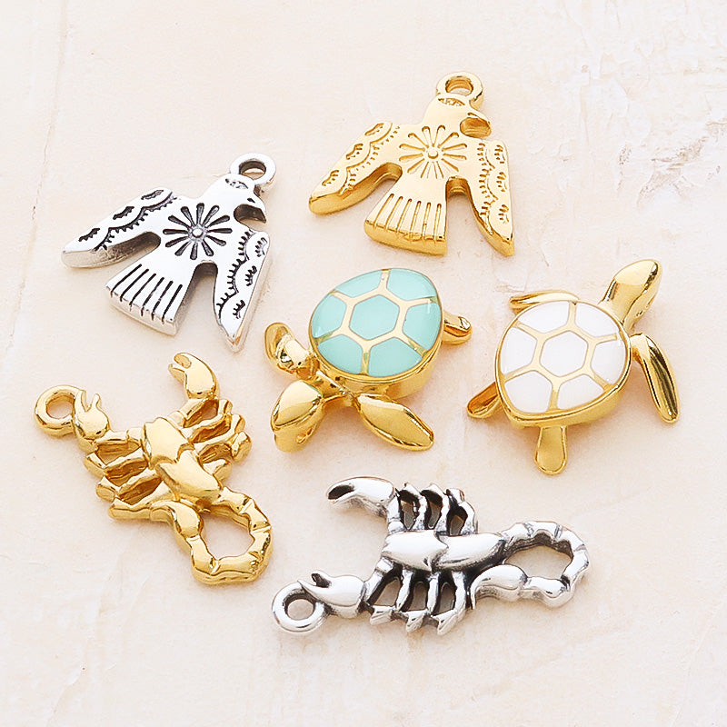 ギリシャチャーム イーグル 銀古美