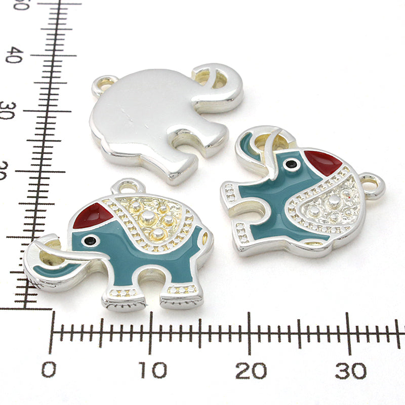 ギリシャチャーム エレファント ブルーマルチ/SV