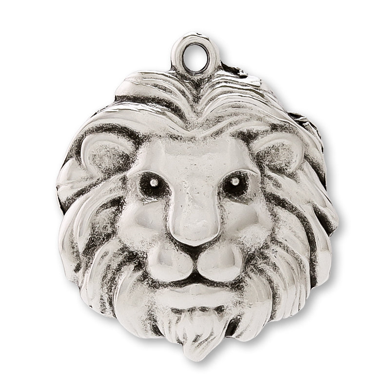 ギリシャチャーム ライオン 銀古美