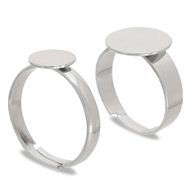 Stainless steel 316L ring stand with round plate, fabric (SUS316L)