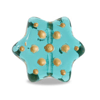 Czech Dot Star Light Teal/G