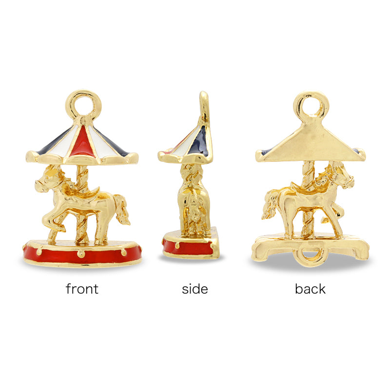 チャーム メリーゴーランド ネイビー/G