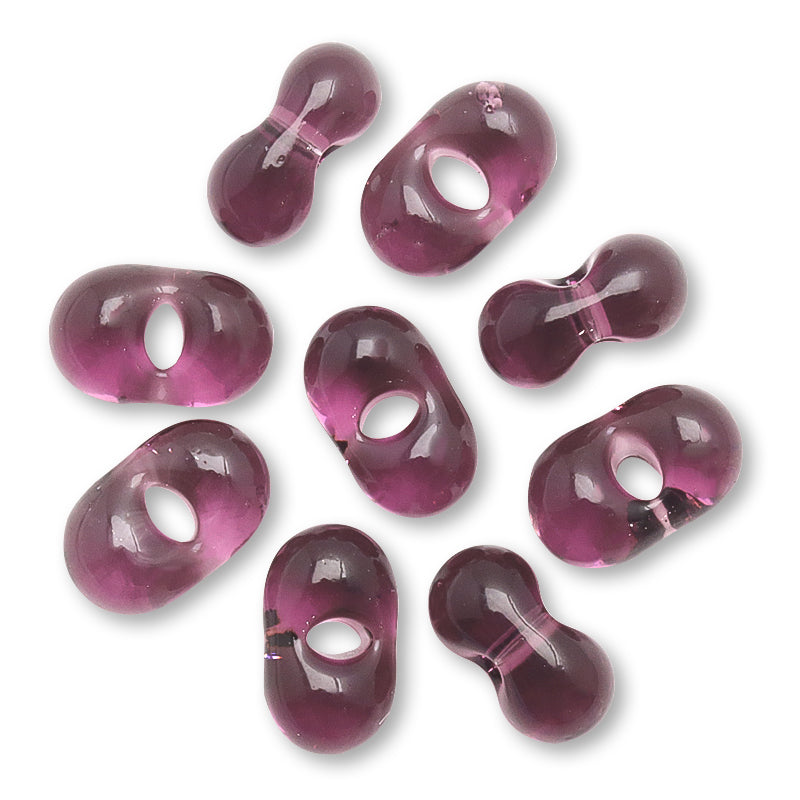 Czech Seed Farfalle Amethyst