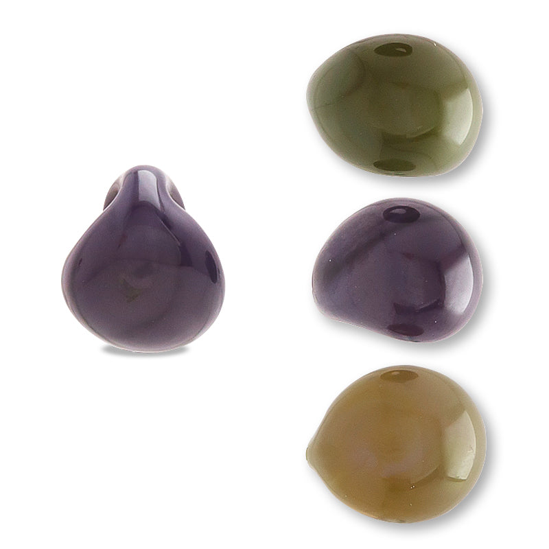 Teardrop beads olive