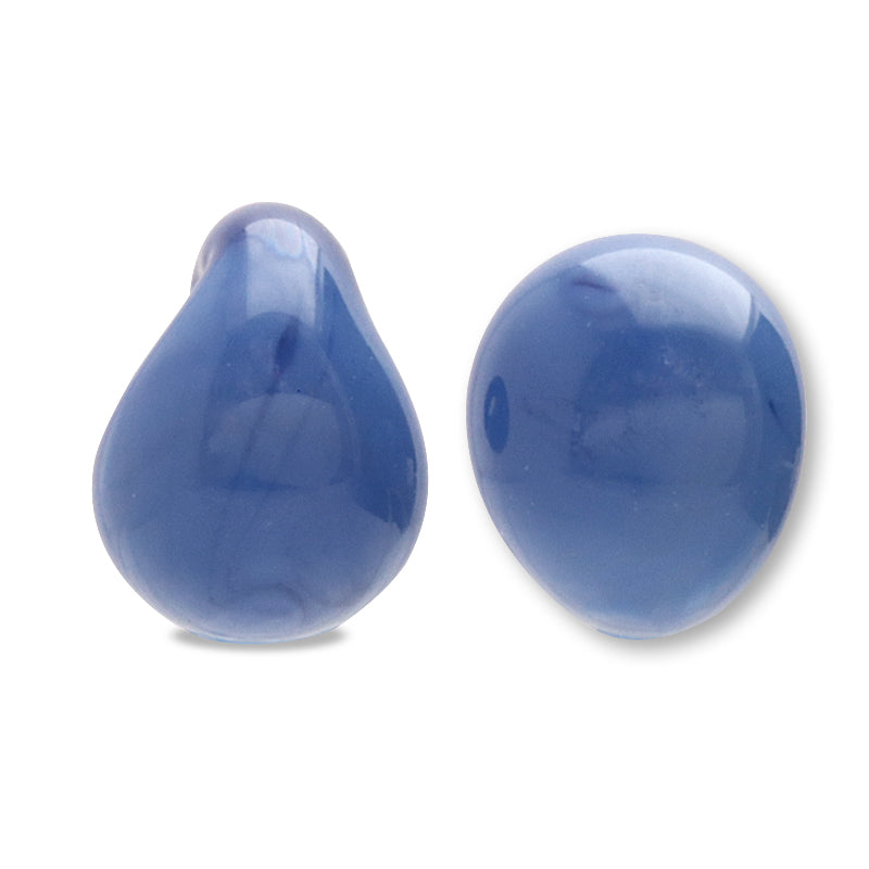 Teardrop Beads Salt Blue