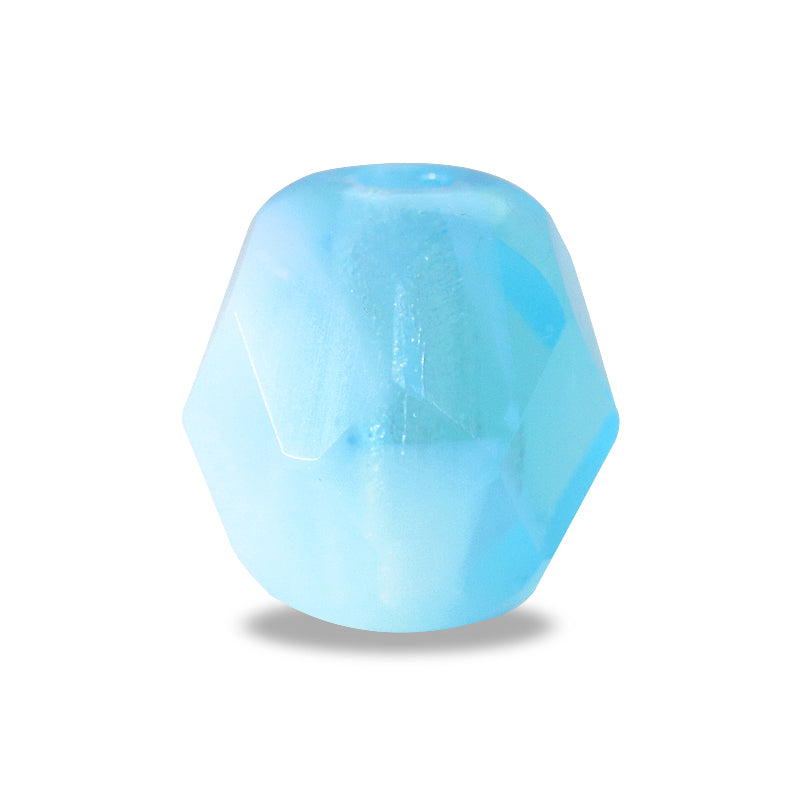 Czech Fire Polish Mixed White Aquamarine