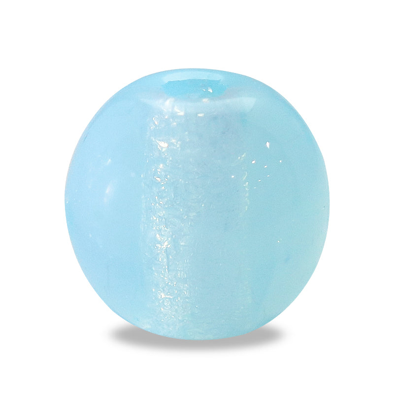 Czech Round Aqua Opal