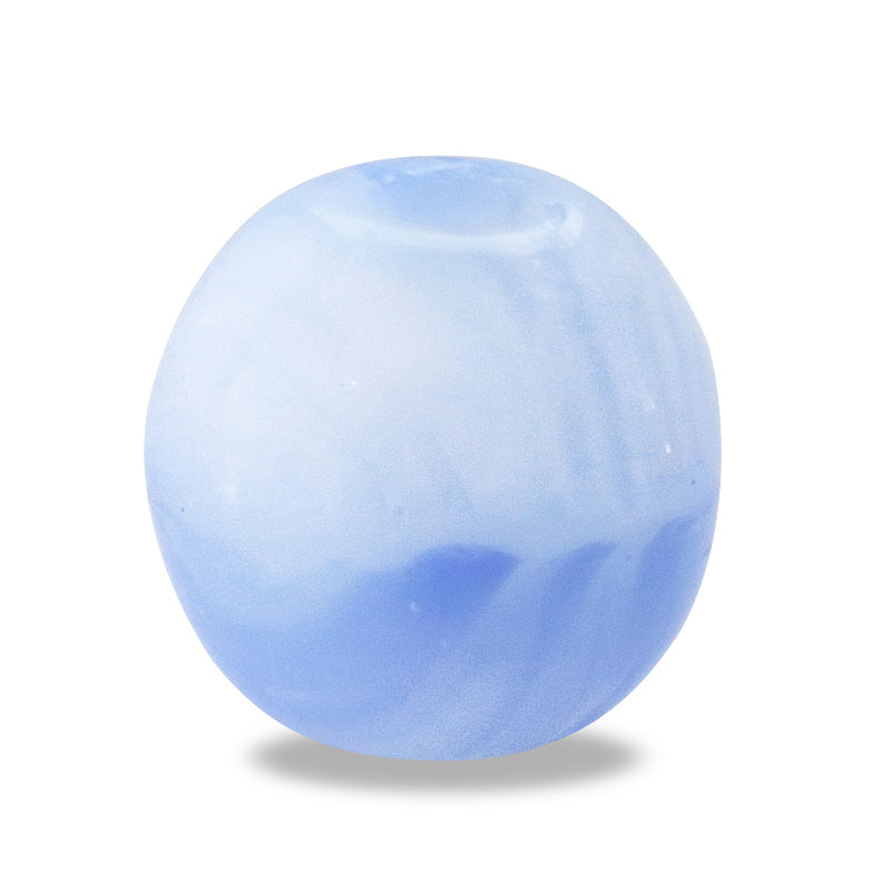 Czech round mix white blue