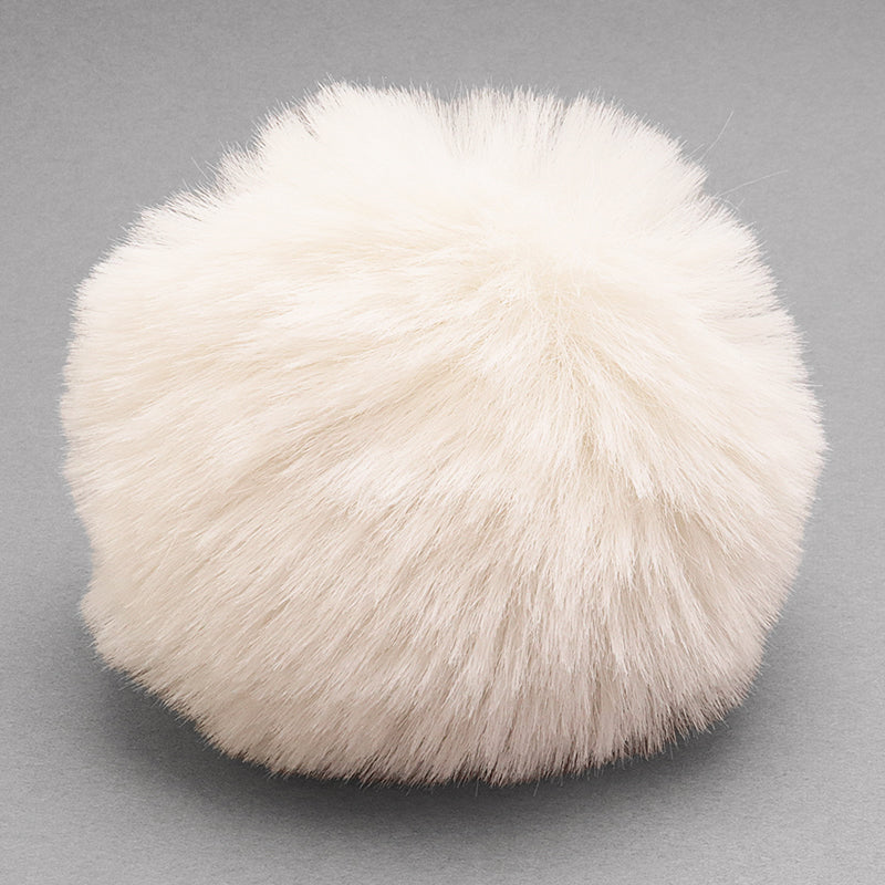Eco fur ball off white