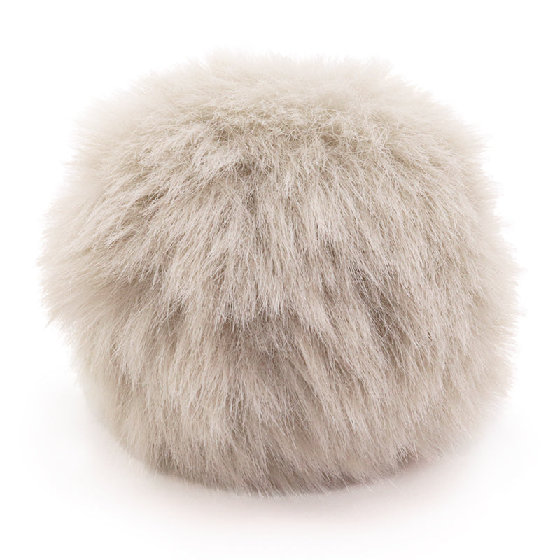 Eco fur ball greige