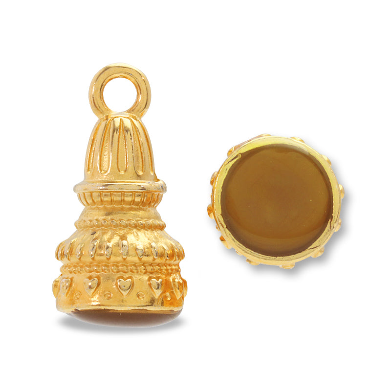 ギリシャパーツ ラウンドスタンパー ヘーゼルブラウン/G