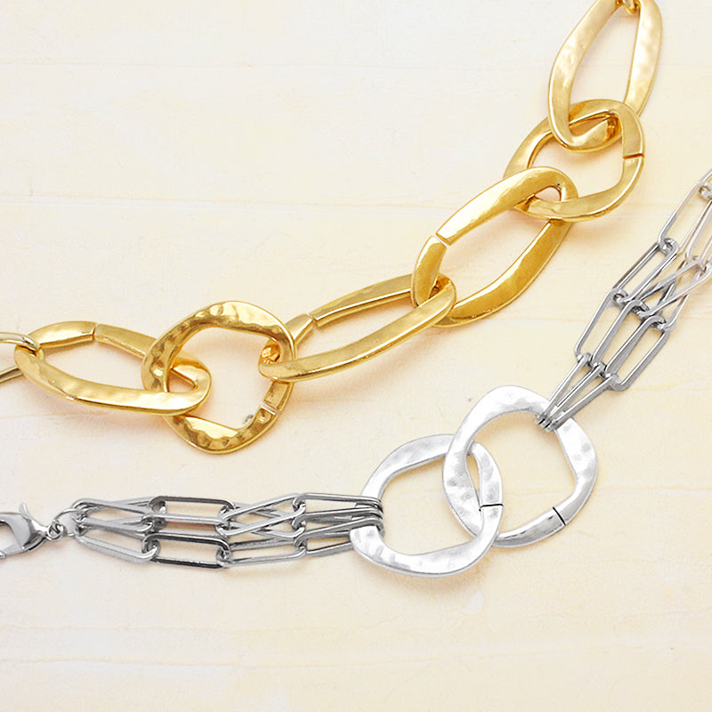 ギリシャ ニュアンスラウンドチェーンパーツ 銀古美