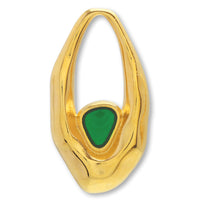 ギリシャパーツ ニュアンスドロップ クリアダークグリーン/G