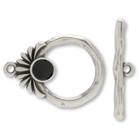 ギリシャパーツ マンテル ボタニカル ブラック/銀古美