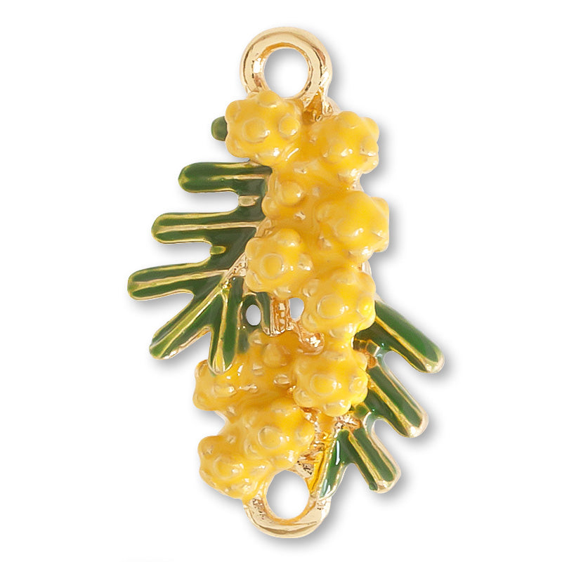 Charm Mimosa No.2 2 rings Yellow/G – 貴和製作所オンラインストア