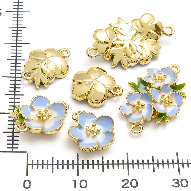 チャーム ネモフィラ No.1 1カン ライトブルー/G