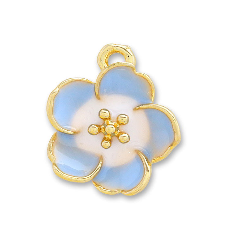 Charm Nemophila No.1 1 ring light blue/G