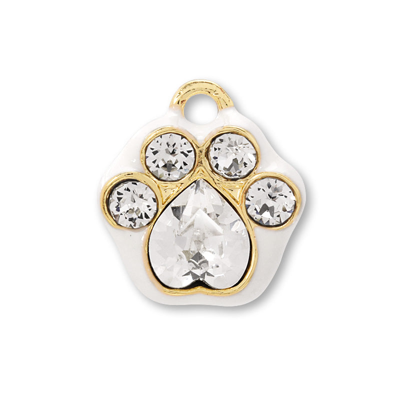 Charm Paw Crystal White/G