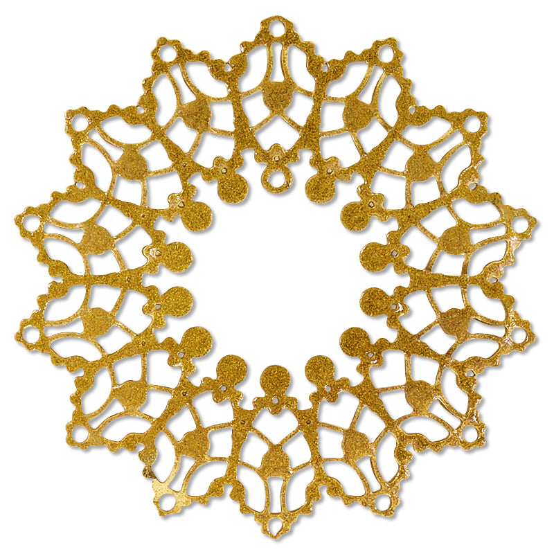 Italian filigree parts wreath gold