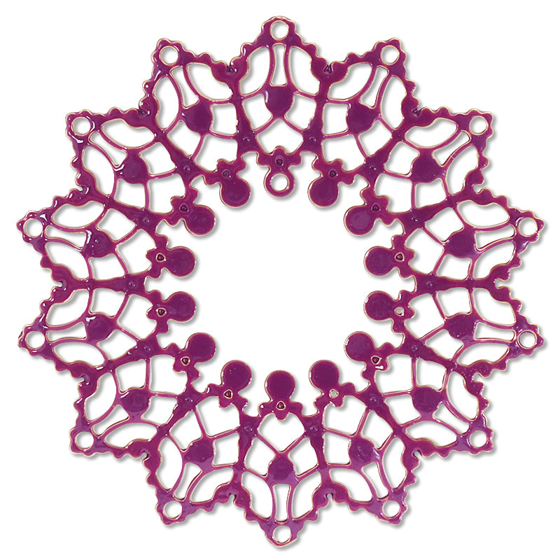 Italian filigree parts wreath wine