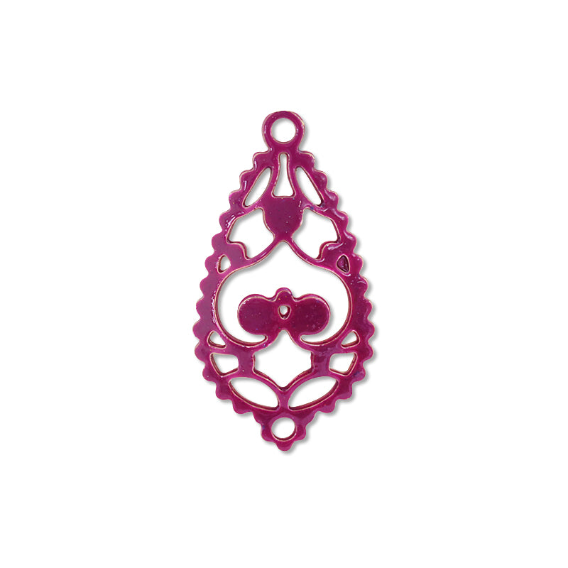 イタリア製フィリグリーパーツ ドロップ ワイン