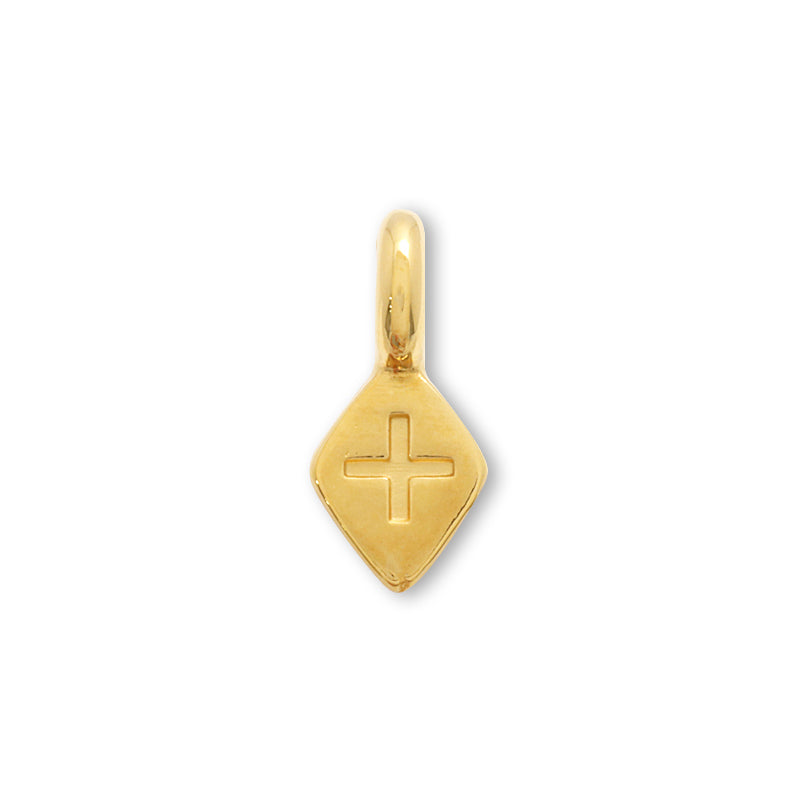 Greek Charm Cross No.5 Gold