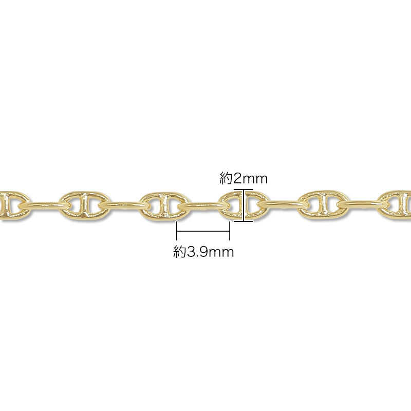 Chain neck K-432 (with adjuster) gold