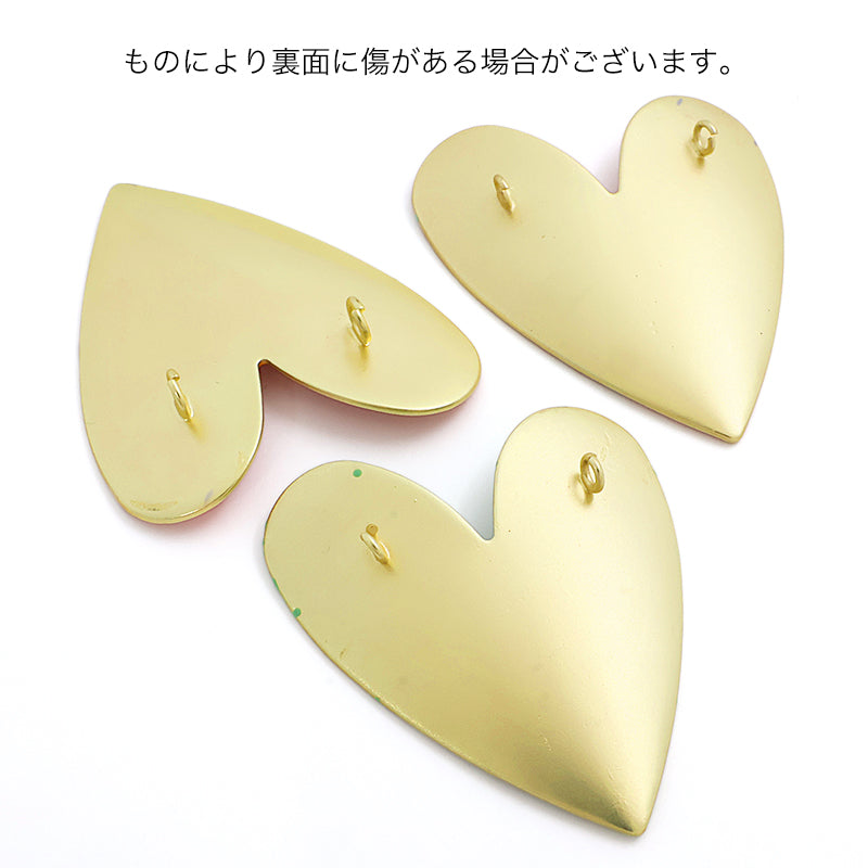 スペインパーツ ハート 裏2カン付 オレンジ/MG