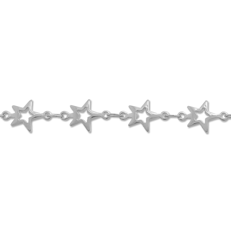 Chain K-435 Rhodium color