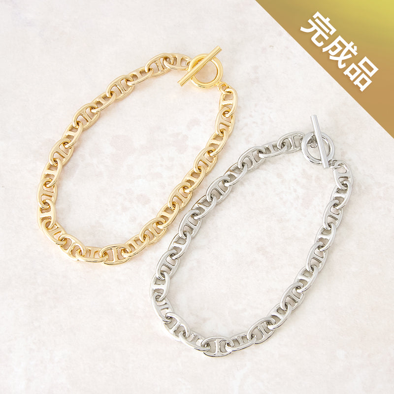 【完成品】チェーンブレスレット K-382