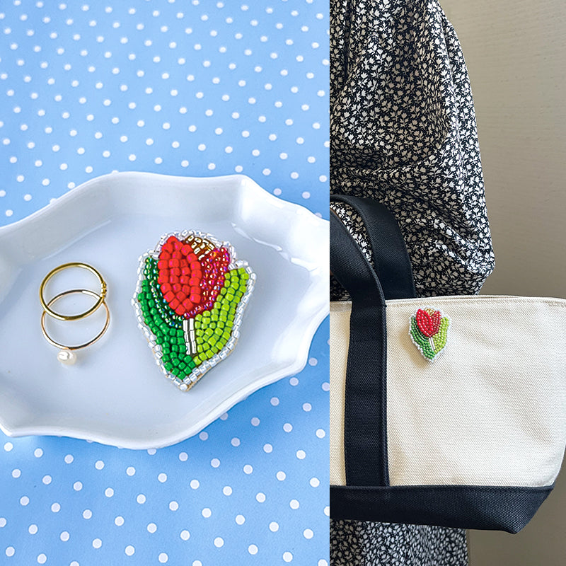 お花刺しゅうブローチキット(atkl-1~12)