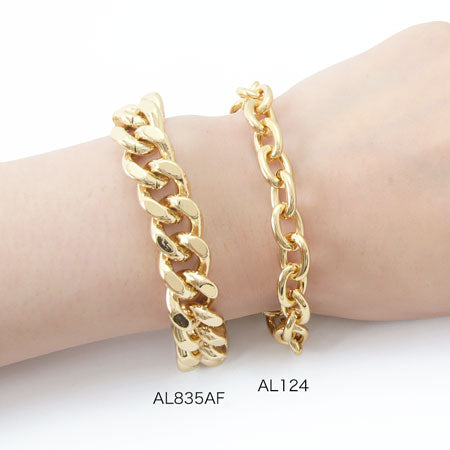 アルミチェーン AL835AF ロジウムカラー