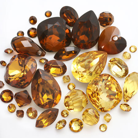 Crystal 4228 LT Amber