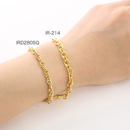 Chain IR214 Rhodium color
