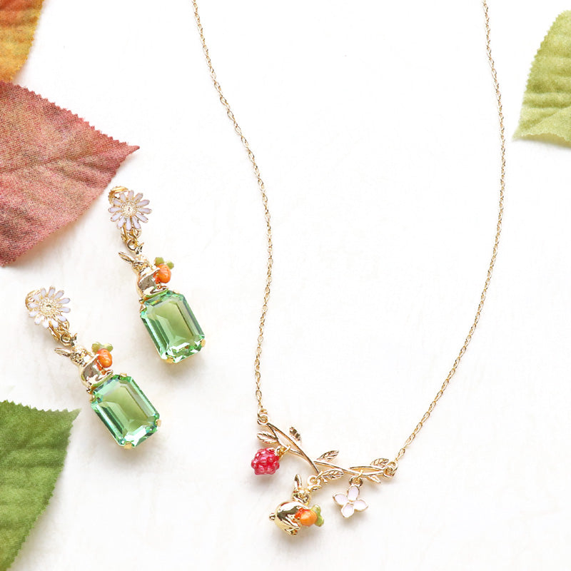 レシピNo.KR0850 うさぎのアクセサリー2種