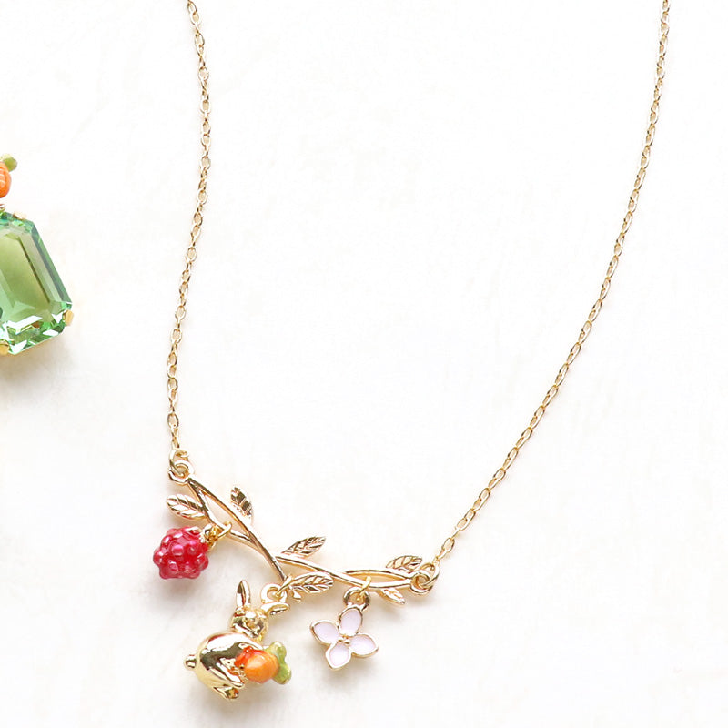 レシピNo.KR0850 うさぎのアクセサリー2種