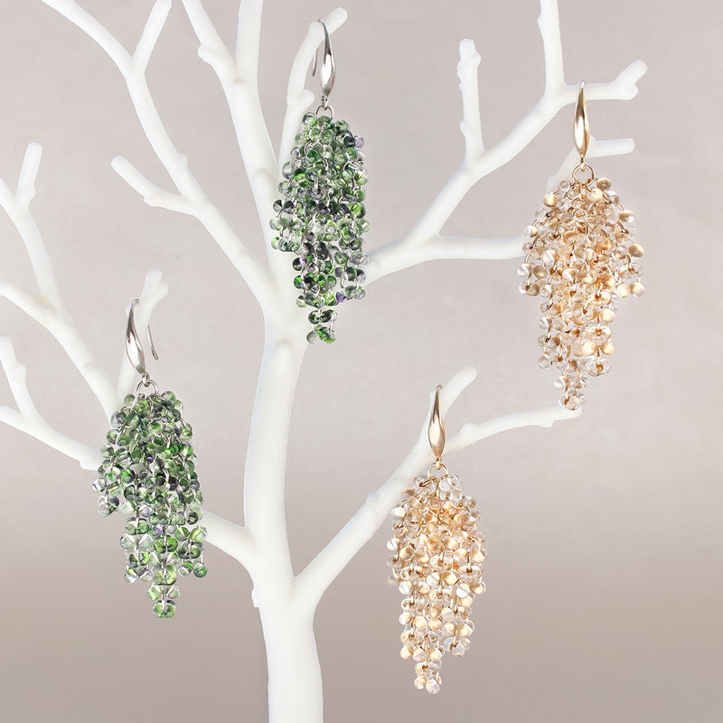 レシピNo.KR1072 チェコファルファーレのフリンジピアス