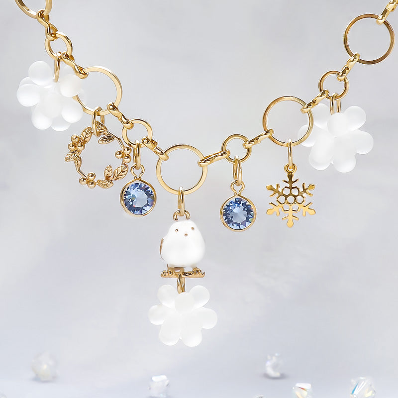 Recipe No.kr1080 Snow fairy Shimenaga bag charm
