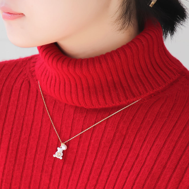 レシピNo.KR1092 テディベアのアクセサリー3種