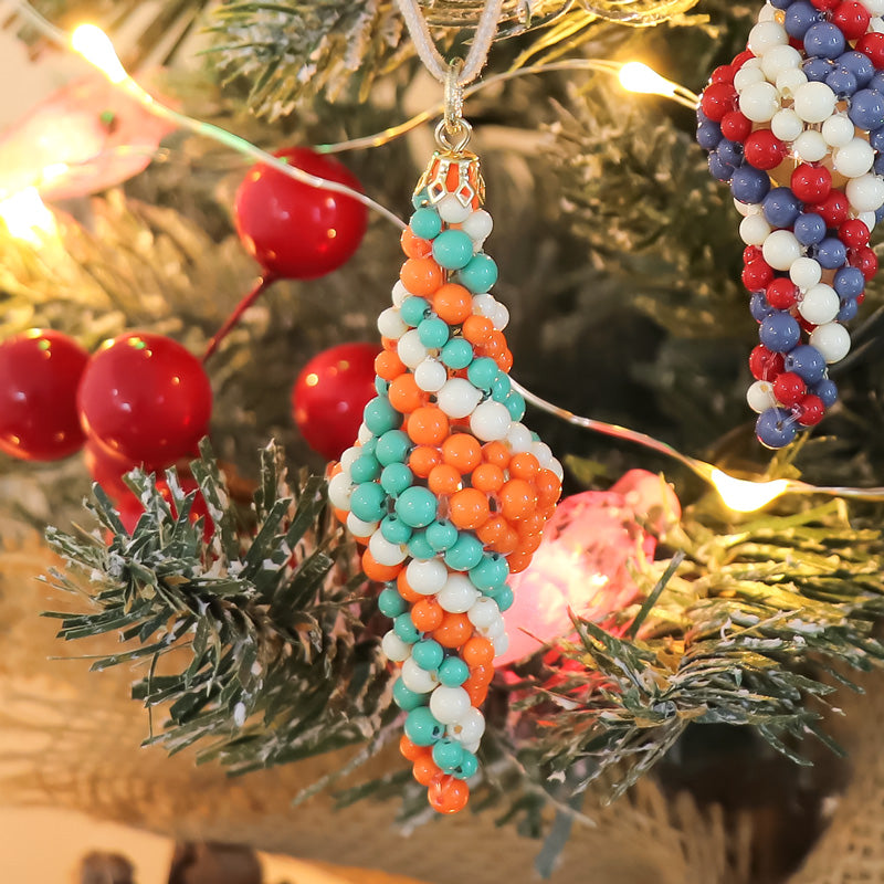 Recipe No.KR1097 Pearl twist ornament