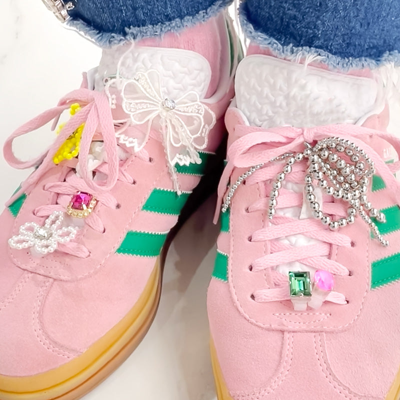 レシピNo.KR1114 フラワーデザインのシューズクリップ