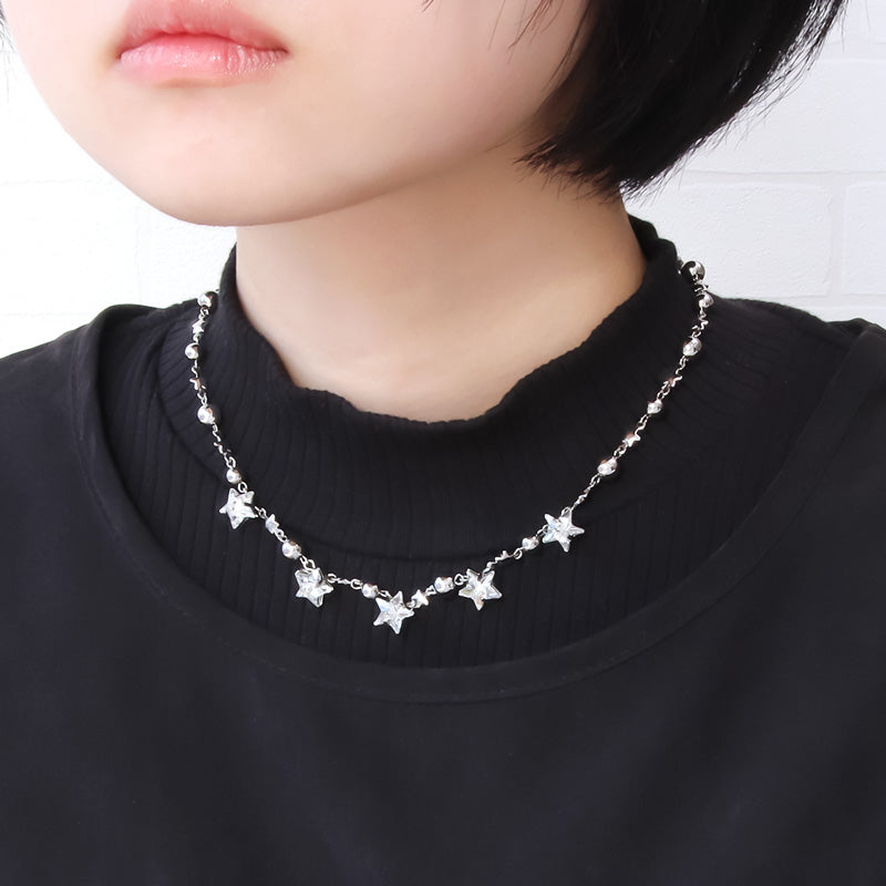 レシピNo.KR1119 スターショートネックレス2種