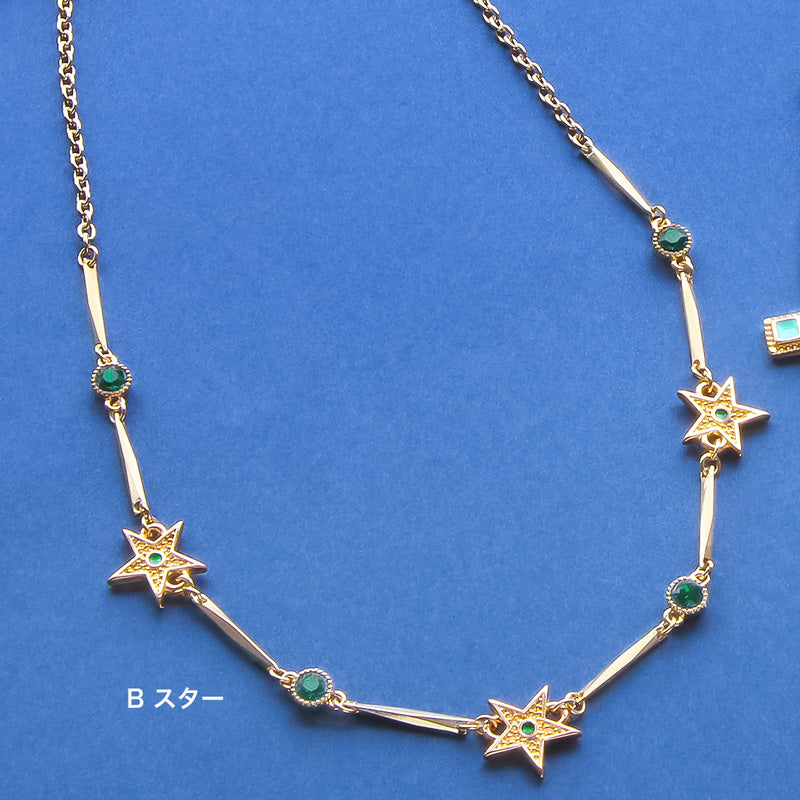 レシピNo.KR1255 ギリシャパーツのネックレス2種